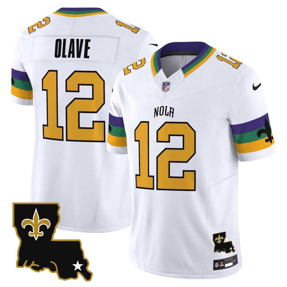 Men's New Orleans Saints #12 Chris Olave White 2024 F.U.S.E. Vapor Limited Stitched Jersey,We sell and wholesale Men's New Orleans Saints #12 Chris Olave White 2024 F.U.S.E. Vapor Limited Stitched Jersey on line form chian!